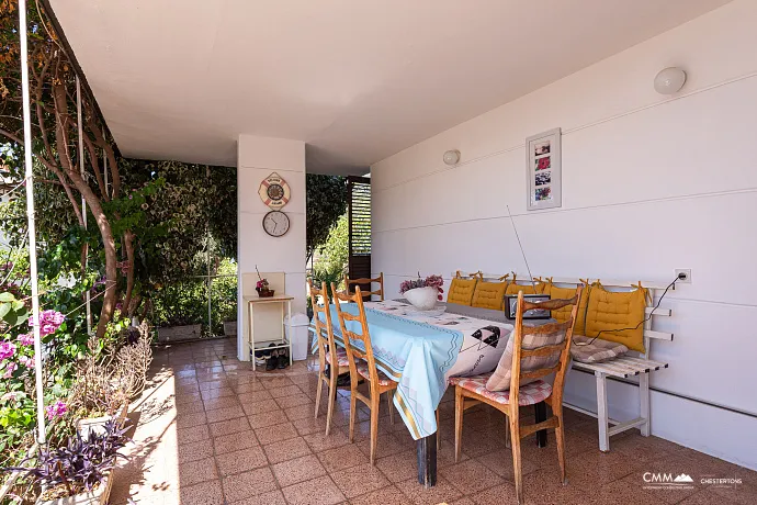 Haus in Dobra Voda mit Panoramablick auf das Meer