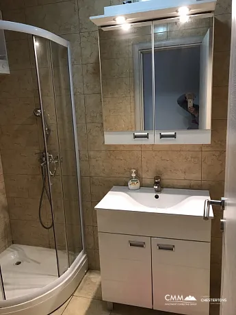 Apartment mit einem Schlafzimmer in Budva mit Meerblick