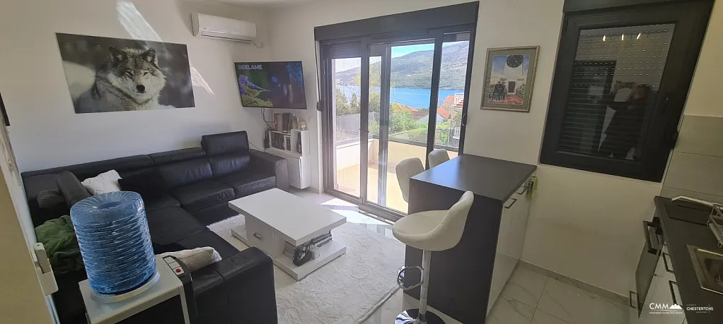 Schöne Wohnung in Djenovici mit Meerblick
