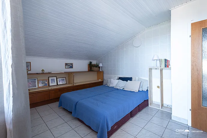 Haus in Dobra Voda mit Panoramablick auf das Meer