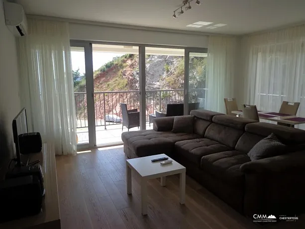 Apartment mit einem Schlafzimmer und Meerblick in Przno