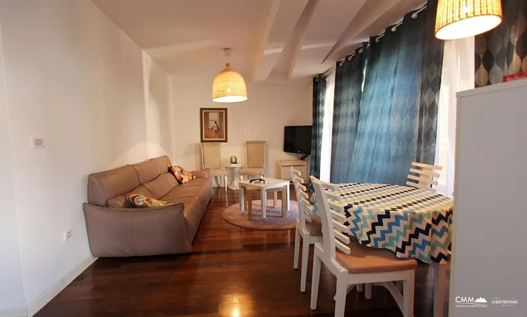 Apartment mit einem Schlafzimmer und Meerblick in der Nähe von St. Stefan