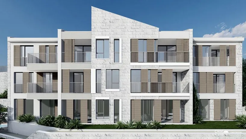 1-Zimmer-Wohnung in einer neuen Wohnanlage in Pržno