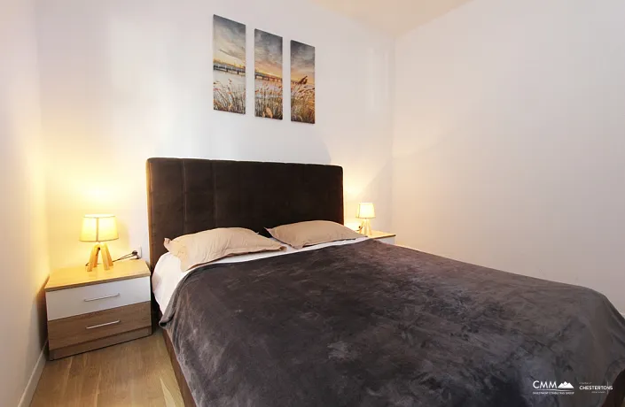 Apartment mit einem Schlafzimmer in Rafailovići mit Meerblick