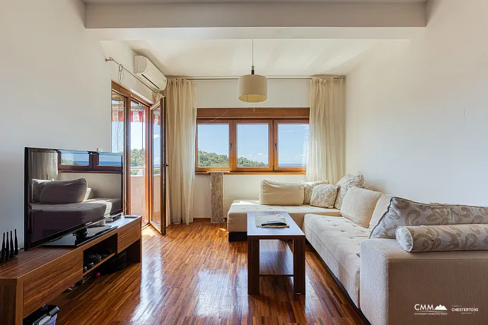 Gemütliche Wohnung mit Meerblick – Petrovac, 44 m²