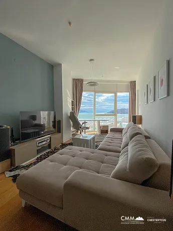 Apartment mit zwei Schlafzimmern und Meerblick im Zentrum von Budva