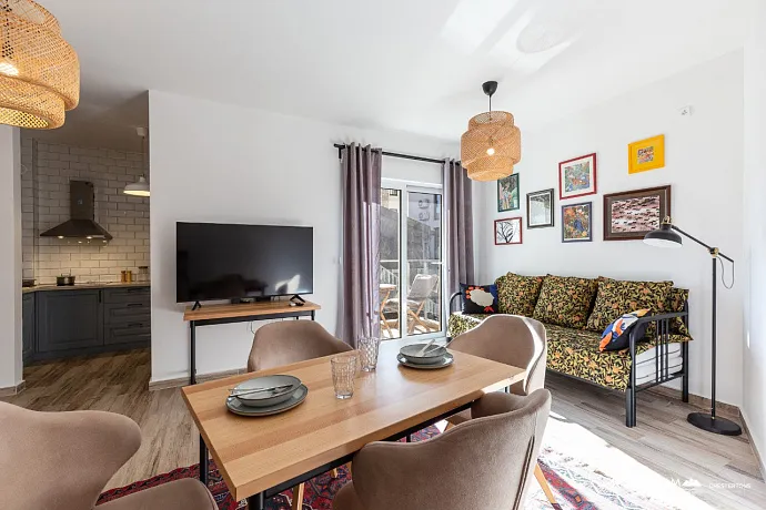 Eine gemütliche und moderne 53 m² große Wohnung in Bečići