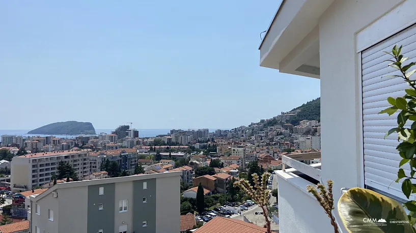 Apartment mit zwei Schlafzimmern und Meerblick in Budva