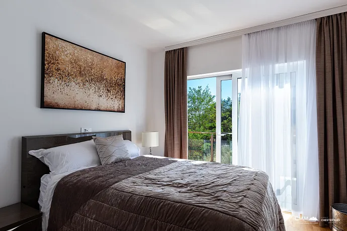 Luxuriöse 2-Zimmer-Wohnung, 64 m², mit Panoramablick auf das Meer – Bečići