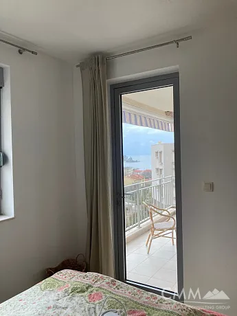 Wohnung 50m2 mit einem Schlafzimmer und Meerblick in Petrovac