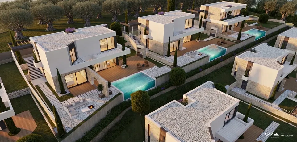 6902 Villen mit Swimmingpool in einer Wohnanlage in einer ruhigen Gegend der Stadt  