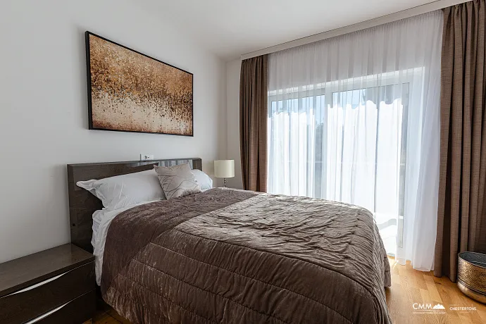 Luxuriöse 2-Zimmer-Wohnung, 66 m², mit Panoramablick auf das Meer – Bečići