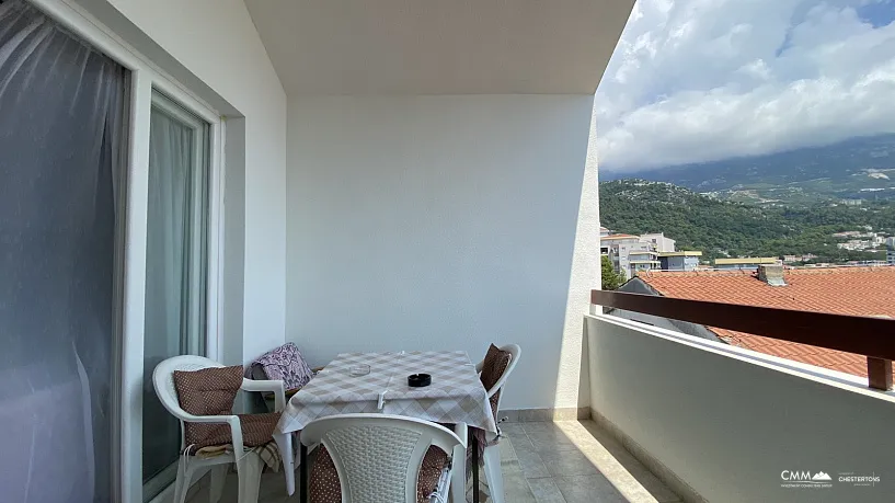 Apartment mit zwei Schlafzimmern und Meerblick in Budva