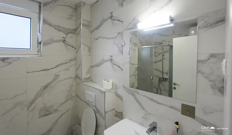 Apartment mit einem Schlafzimmer in Rafailovići mit Meerblick