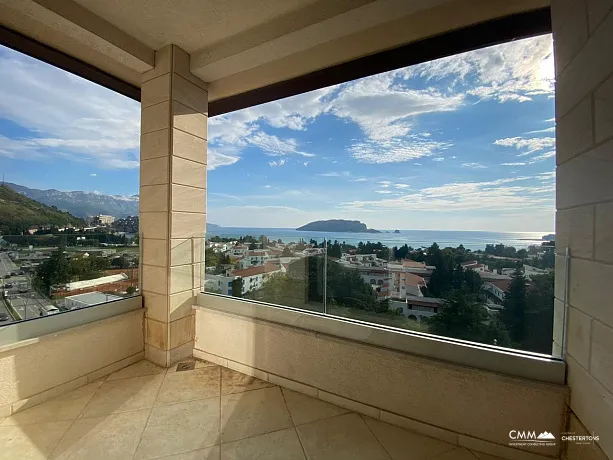 Dachterrasse im Zentrum von Budva