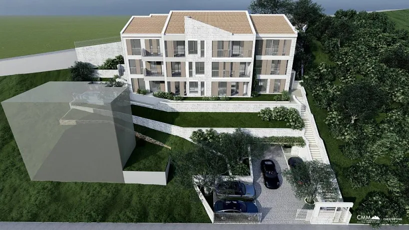 1-Zimmer-Wohnung in einer neuen Wohnanlage in Pržno