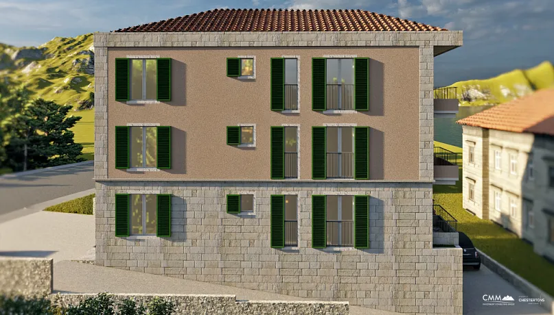 Apartment mit einem Schlafzimmer und Meerblick in Herceg Novi, Djenovici