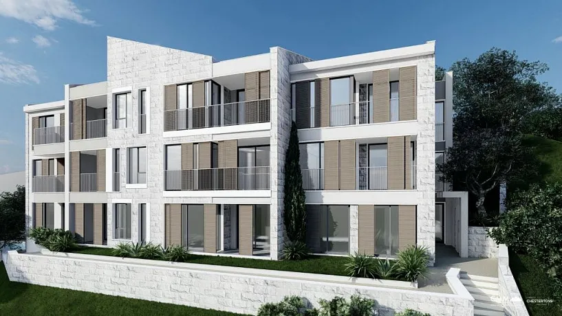 1-Zimmer-Wohnung in einer neuen Wohnanlage in Pržno