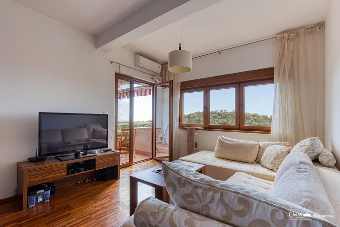 Gemütliche Wohnung mit Meerblick – Petrovac, 44 m²