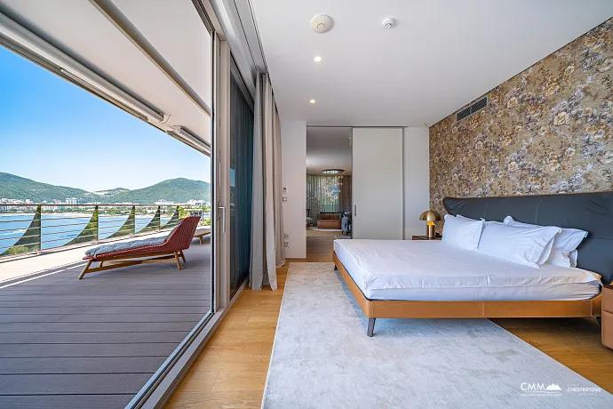 Penthouse in einem Premium-Komplex mit Panoramablick auf das Meer