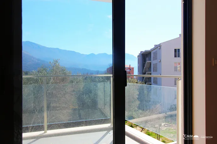 Apartment mit einem Schlafzimmer in Bečići mit Meerblick