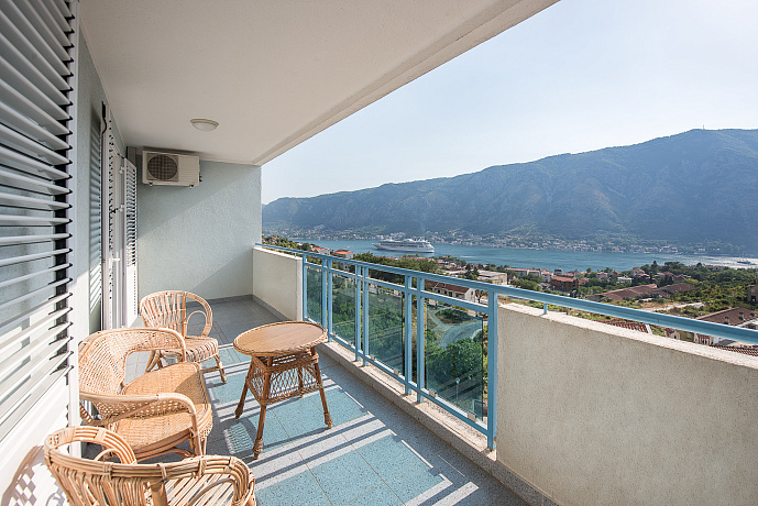 Apartment in Kotor mit Blick auf die Bucht von Kotor
