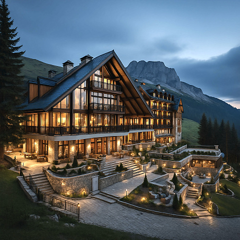 Exklusiver Wellness- und Wohn-Tourismuskomplex – Žabljak / Durmitor
