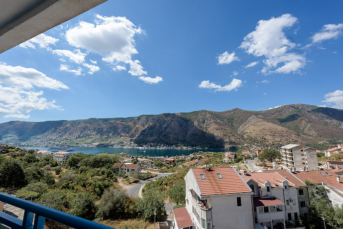 Studio in Dobrota mit Panoramablick auf die Bucht von Kotor