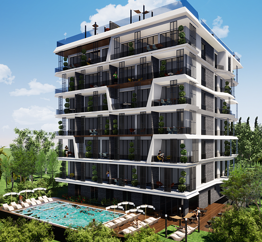 3256 Budva Becici penthouse 2r 90+100m2 — photo 1