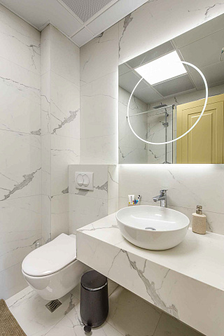 Apartment mit drei Schlafzimmern und Panoramablick auf Sveti Stefan — photo 13