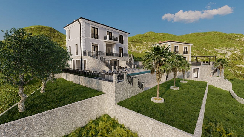 Urbanisiertes Grundstück zum Verkauf in Kotor mit Blick auf die Bucht