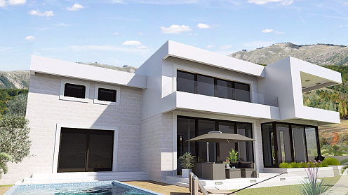 Zu verkaufen Villa mit Panoramablick auf das Meer in Blizikuce 