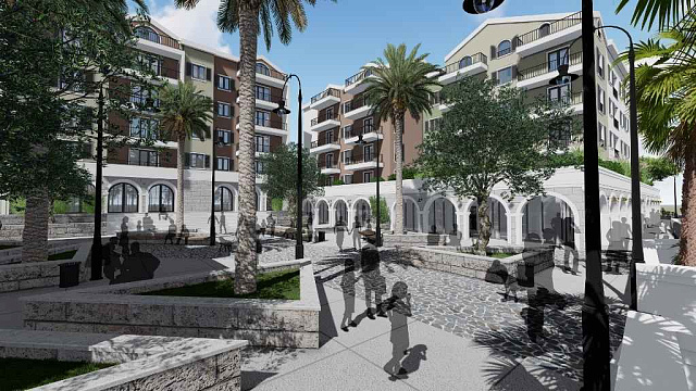 Wohnungen in neuem Komplex in Tivat — photo 13