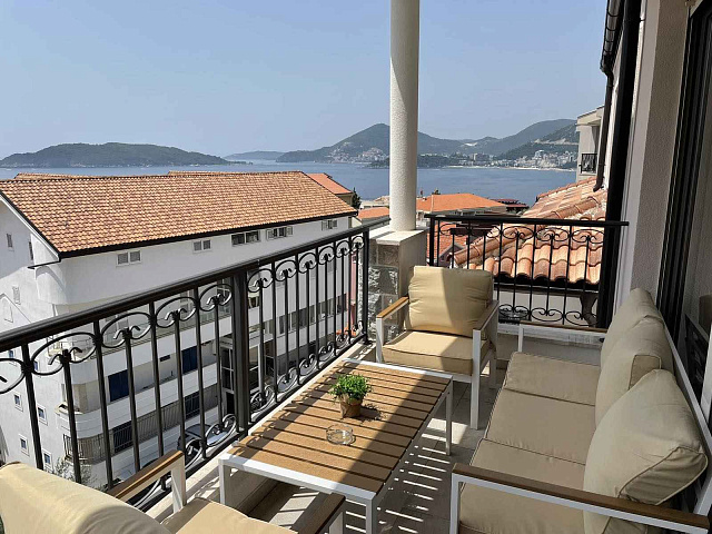 Apartment in Przno mit zwei Schlafzimmern und Panoramablick auf das Meer — photo 9