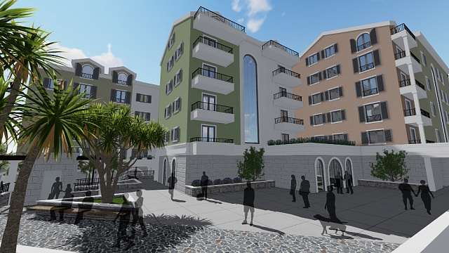 Wohnungen in neuem Komplex in Tivat — photo 8
