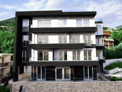 Apartments in einem Neubau mit Meerblick in Tivat