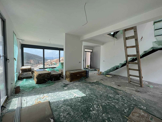 New villa with panoramic sea view in Buljarica