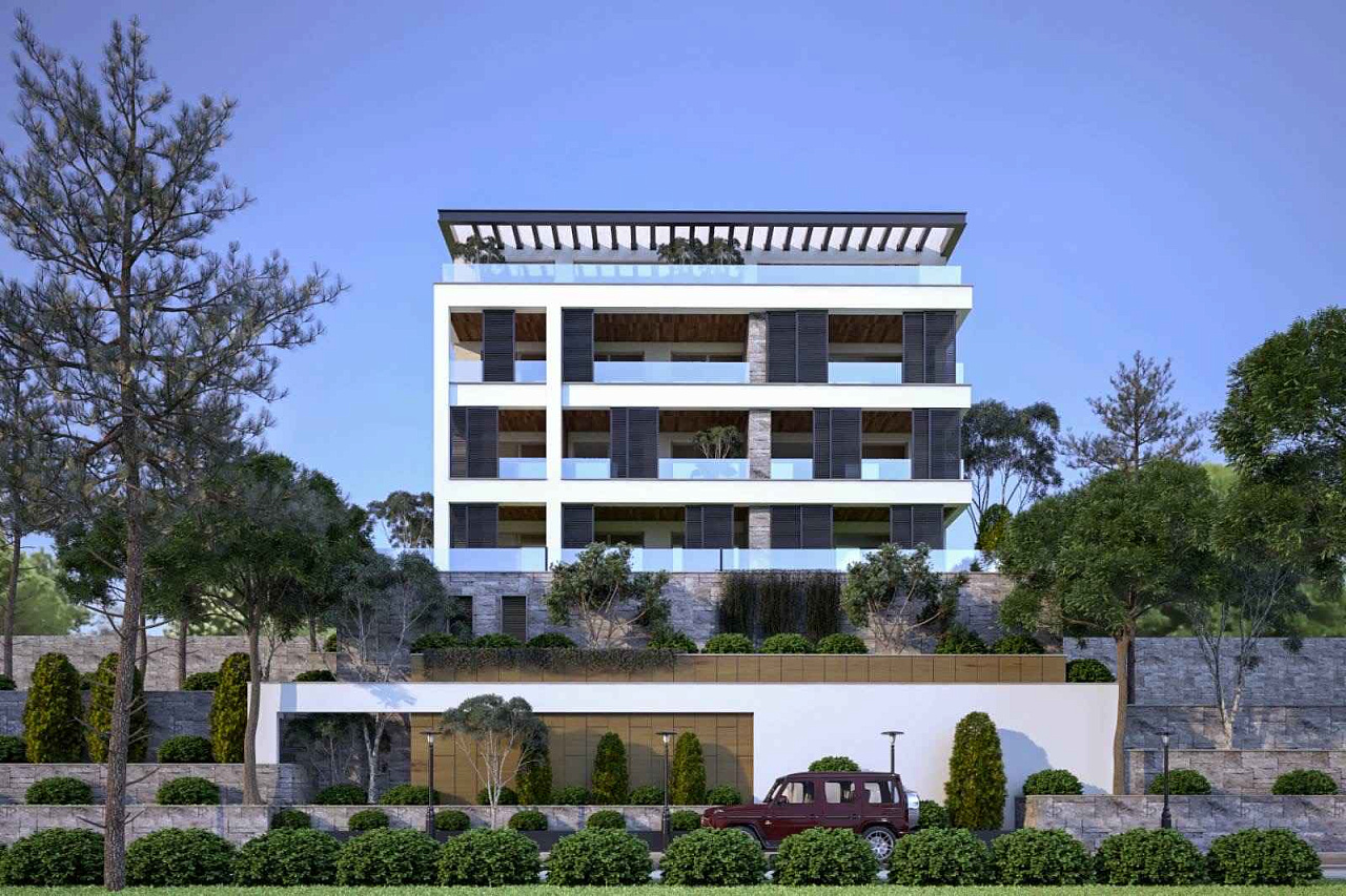 Apartments in Bar mit Panoramablick auf das Meer