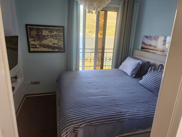 Meerblick-Wohnung von 87 m2 mit zwei Schlafzimmern in Lepetani, Tivat