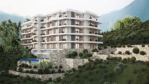 Luxuriöse Apartments in einer modernen Anlage mit Spa- und Wellness-Einrichtungen.