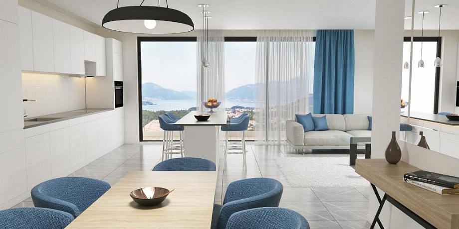 Apartments in einem Komplex mit Swimmingpool im Bereich der Stadt Kotor