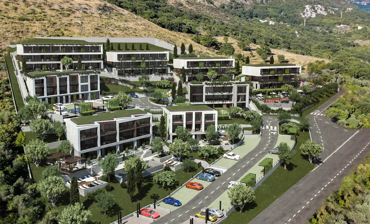 REŽEVIĆI | EXKLUSIVER INVESTITIONSSTANDORT MIT PANORAMABLICK AUF DAS MEER, Budva