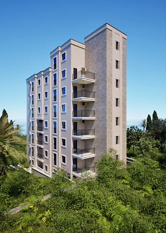 Moderne Neubauwohnungen mit Meerblick in Bečići
