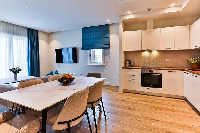 Квартира площадью 95 м² в престижном курортном комплексе Luštica Bay с прекрасным видом на море.