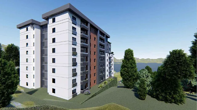 Apartment mit zwei Schlafzimmern in Becici mit Meerblick im Bau — photo 4