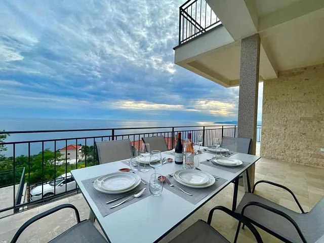 Neu gebaute Villa mit atemberaubendem Panoramablick auf die Riviera von Budva — photo 21