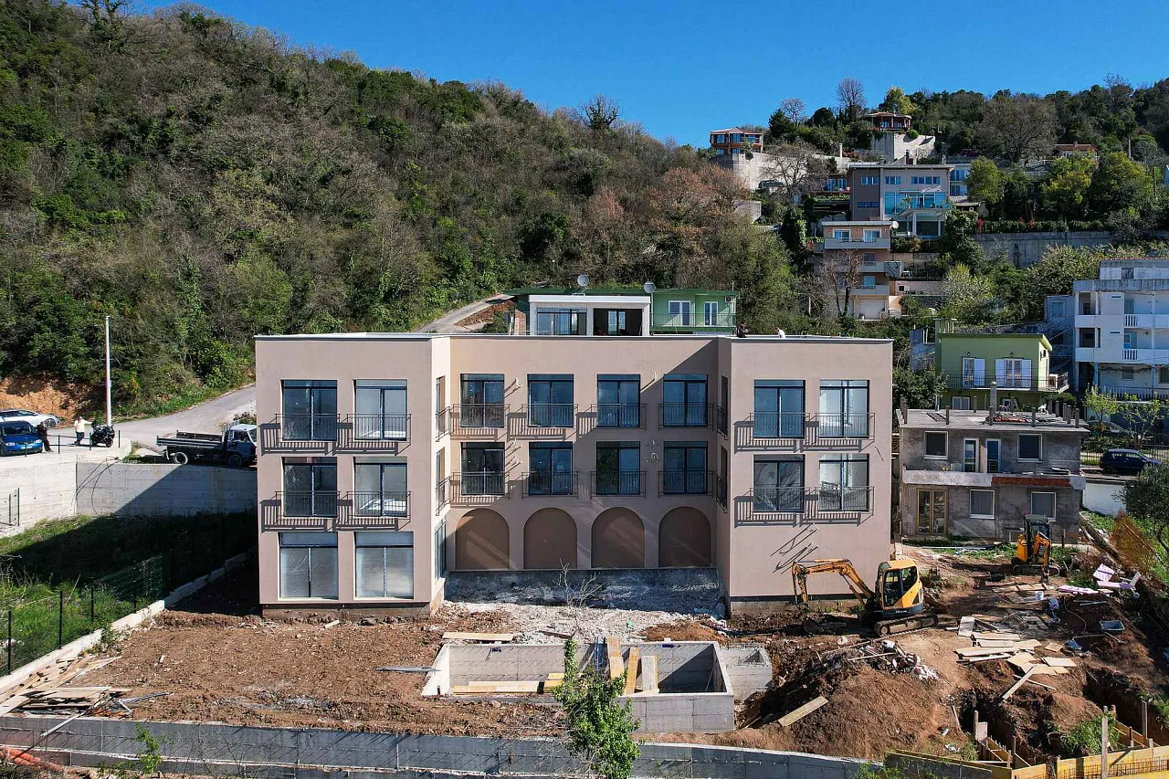 Modernes Boutique-Hotel mit Panoramablick auf das Meer in Seoce, Budva