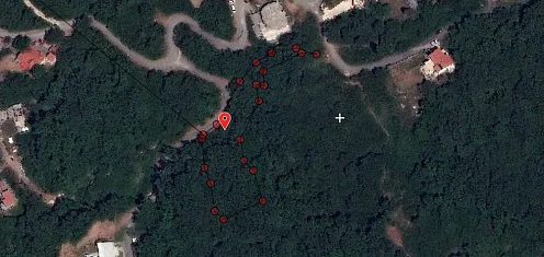 Grundstück 2414 m² – Kuljače, Budva | UTU für 4 touristische Gebäude