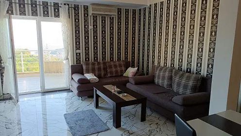 Studios und Apartments mit zwei Schlafzimmern in Markovichi mit Meerblick