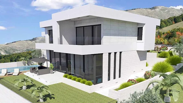 Zu verkaufen Villa mit Panoramablick auf das Meer in Blizikuce  — photo 4